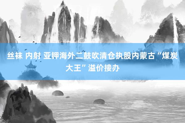 丝袜 内射 亚钾海外二鼓吹清仓执股内蒙古“煤炭大王”溢价接办