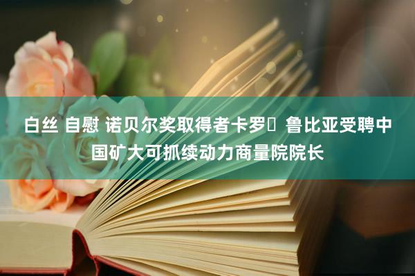 白丝 自慰 诺贝尔奖取得者卡罗・鲁比亚受聘中国矿大可抓续动力商量院院长